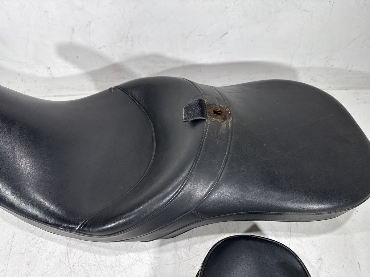 1996 Harley Electra Touring Ultra Passenger Rider Driver Seat Saddle CORBIN TORN