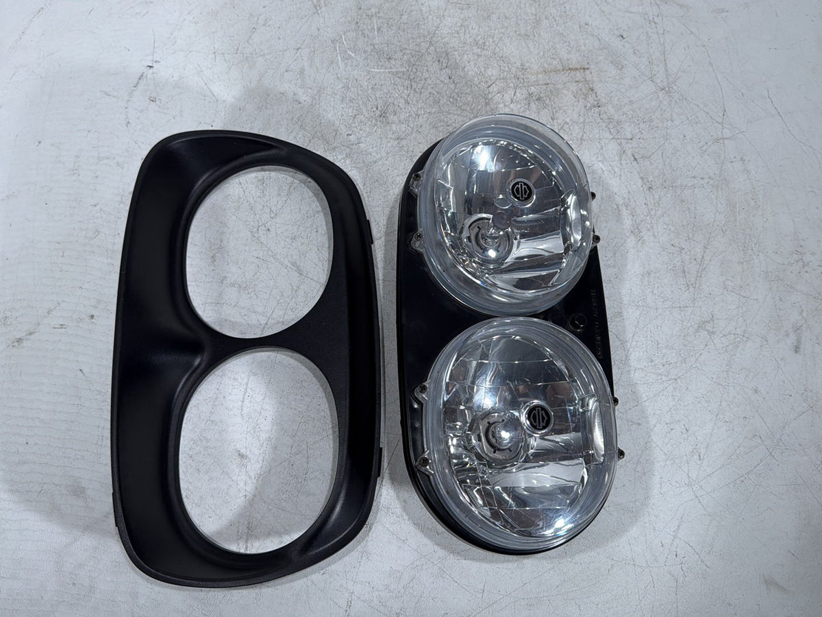 2011 Harley Road Glide Touring FLTRX OEM Headlight Headlamp Head Light Halogen