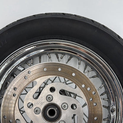 1991 - 2003 Harley-Davidson Sportster Base 1200 Rear Wheel Rim Tire Spoked  	40975-05A