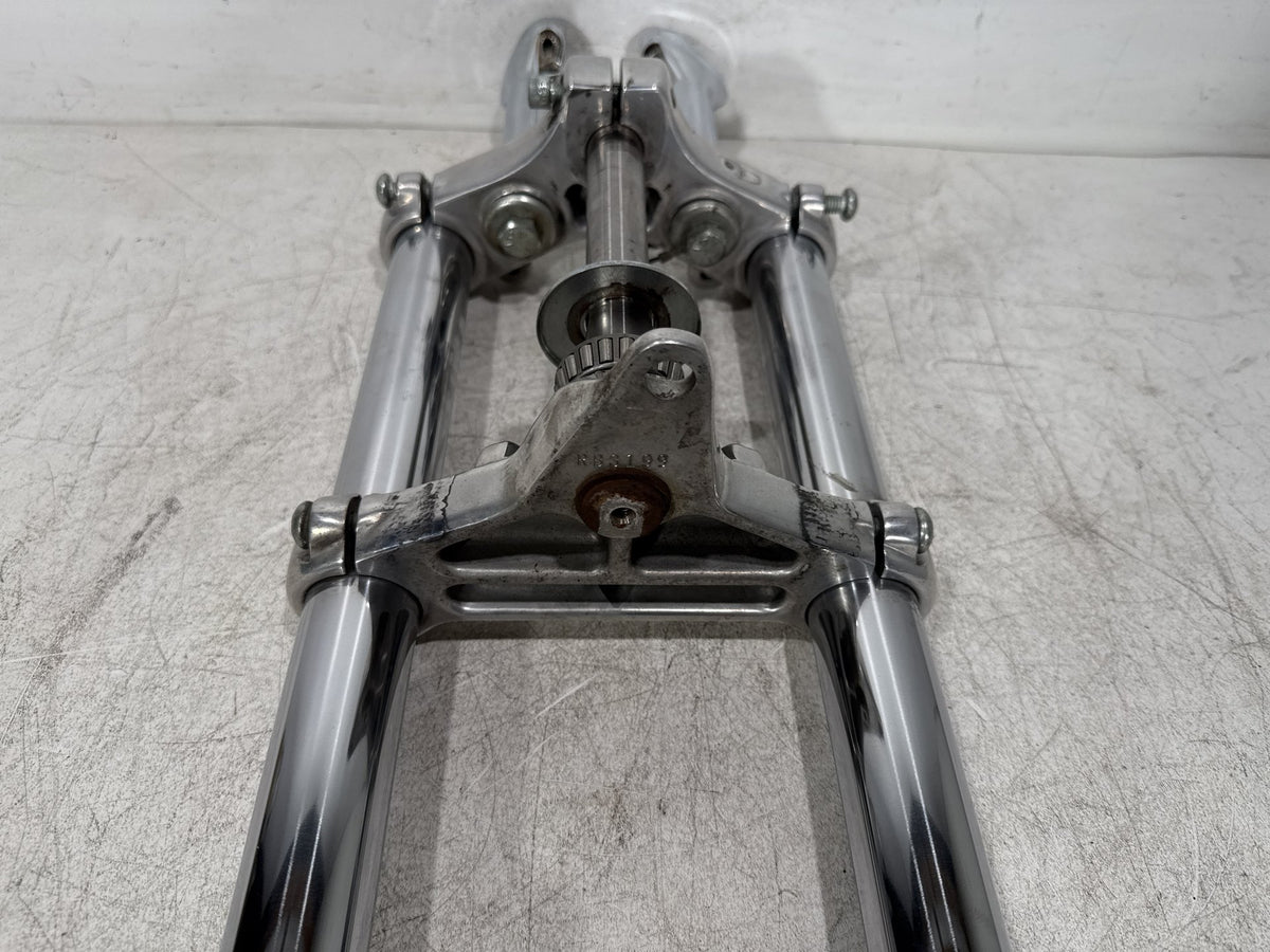 00 Harley Sportster 1200 XL1200C Front Triple Tree Set & LH RH Fork Legs Sliders