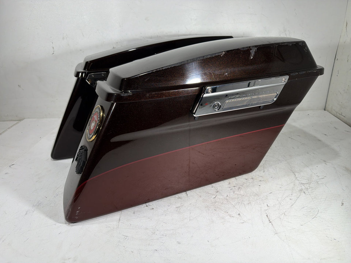 2011 Harley Electra Glide Touring Ultra OEM Left Right Saddlebags Luggage NOKey