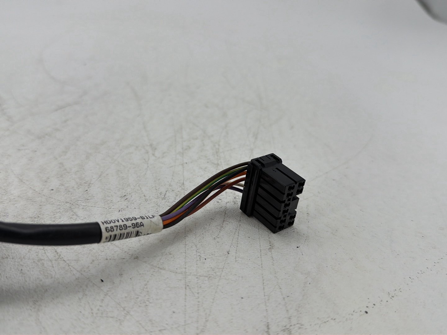 2009 Harley Dyna Street Bob FXDB OEM Dash Indicator Lamp Wire Plug In