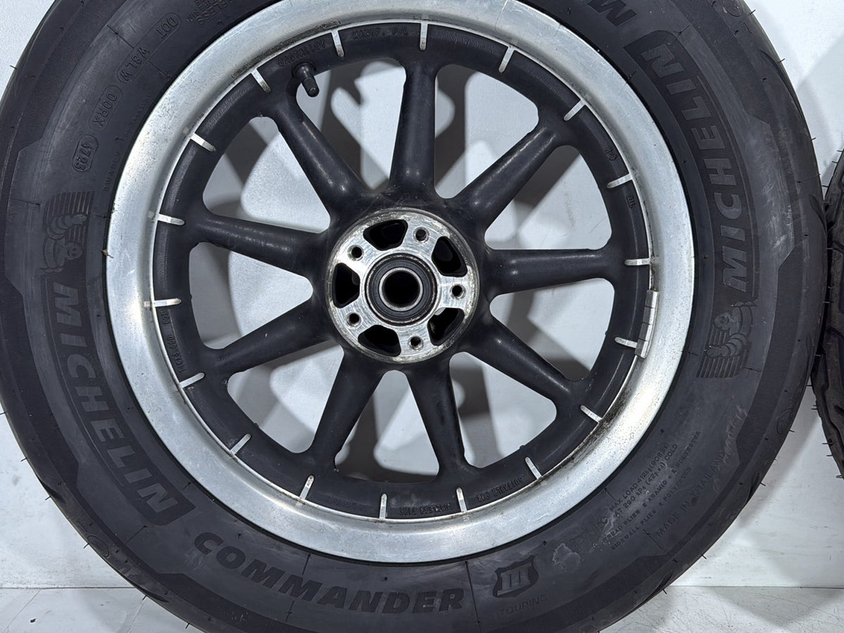 2005 Harley Road King Touring Police OEM Front & Rear Wheel Rim Tire 16"