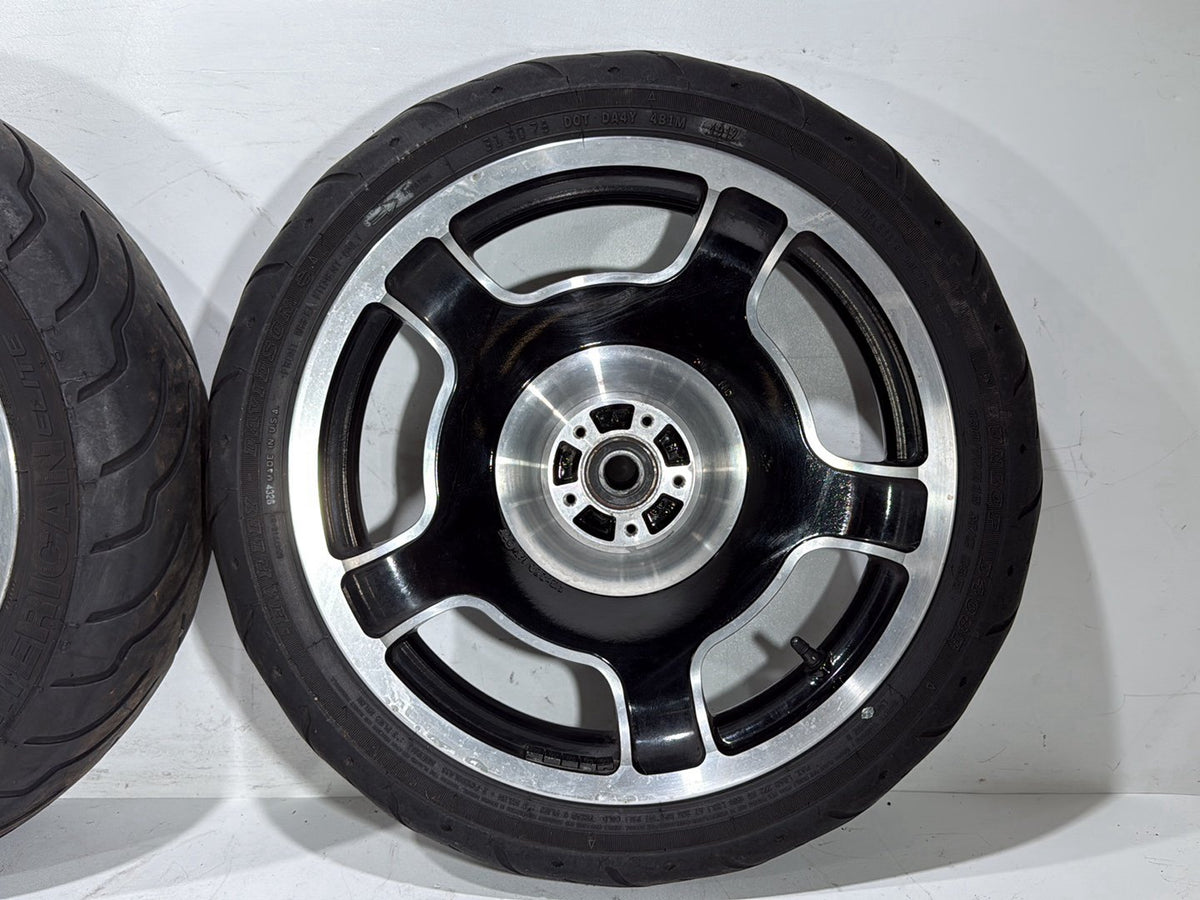 13 Harley Street Glide Touring OEM Front & Rear Wheel Rim Tire AIRSTRIKE 16" 18"