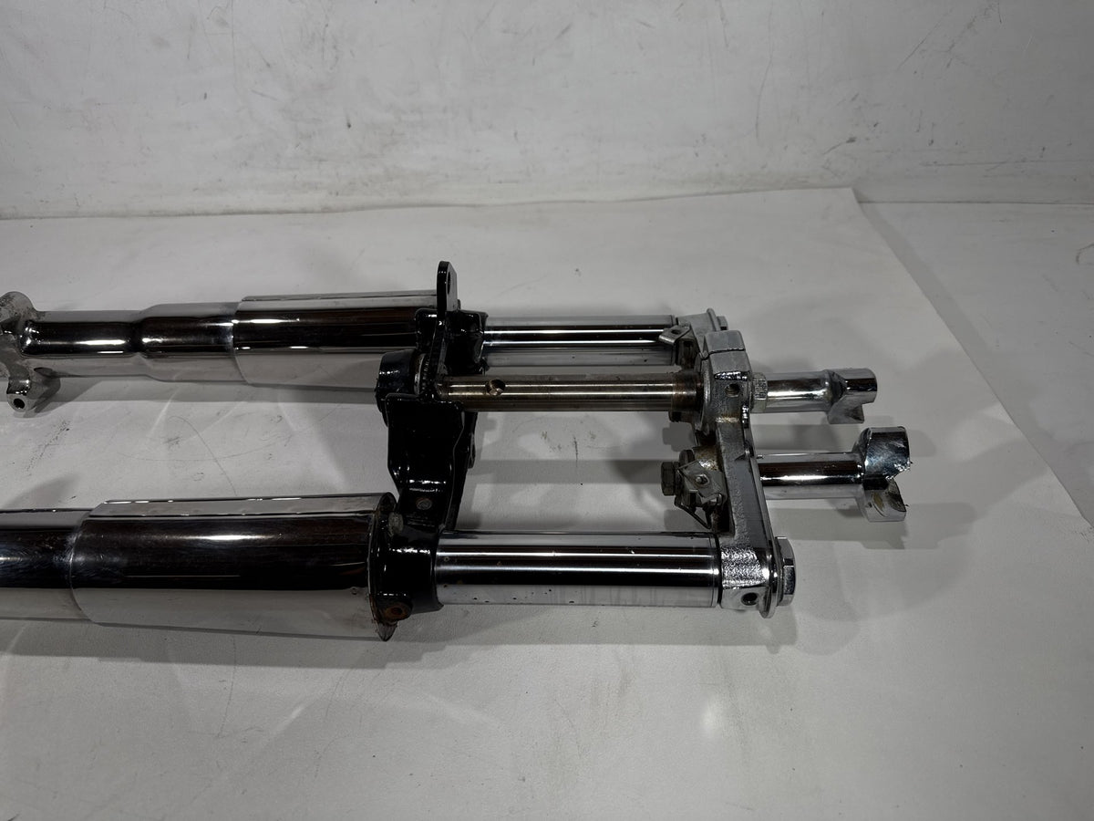 1995 Harley Heritage Softail OEM Front Triple Tree Set & LH RH Fork Legs Sliders