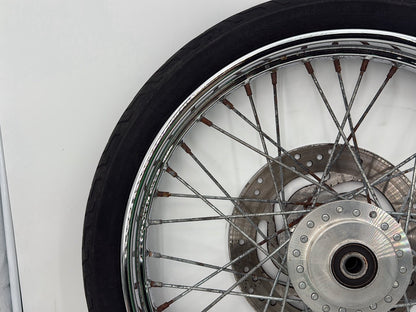 2003 Harley Sportster XL1200C 1200 Custom Anniversary OEM Front Wheel Rim Tire Spoked