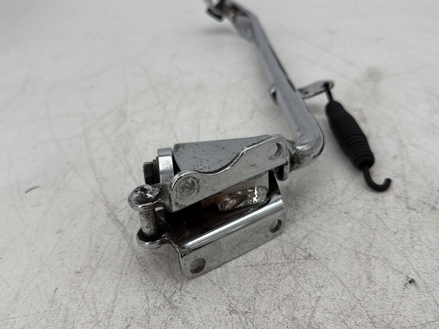 1998 Harley Softail Custom FXSTC OEM Left Side Jiffy Kick Stand & Spring