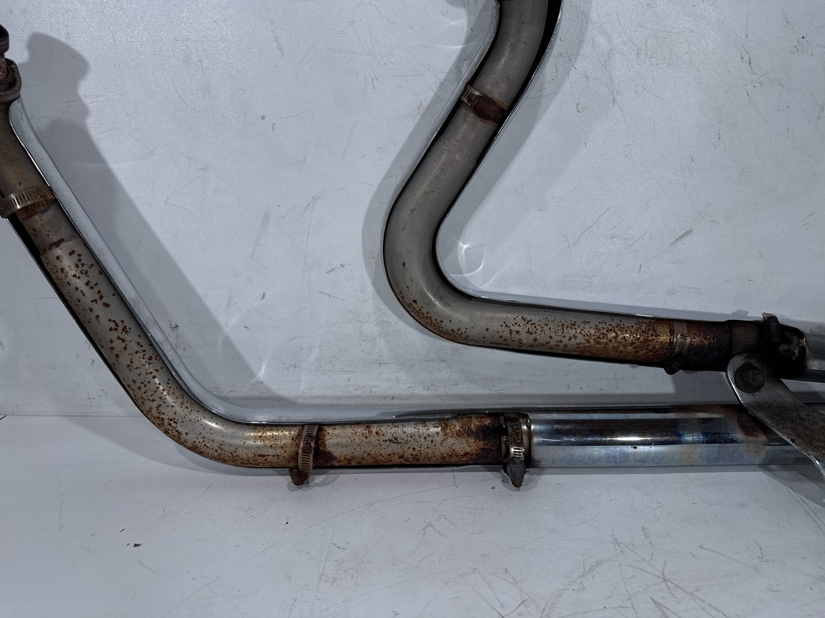 2001 Harley Softail Standard FXST Exhaust Header Pipes Muffler HOOKER Step Tuned