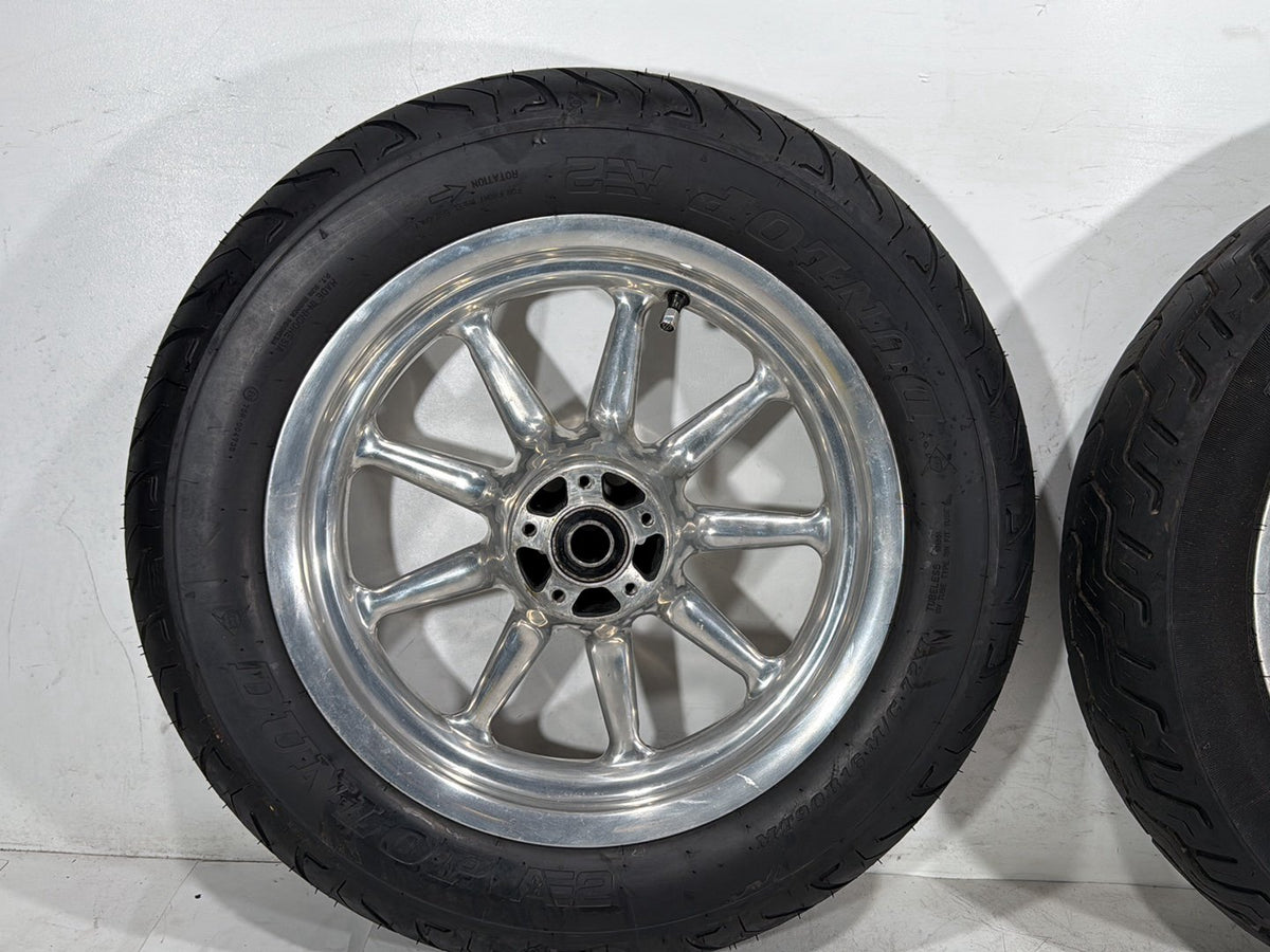 2006 Harley Electra Glide Touring Ultra OEM Front & Rear Wheel Rim Tire 16"
