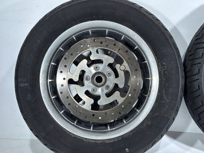 2008 Harley Touring FLHTCU Electra Glide Ultra OEM Front & Rear Wheel Rim Tire