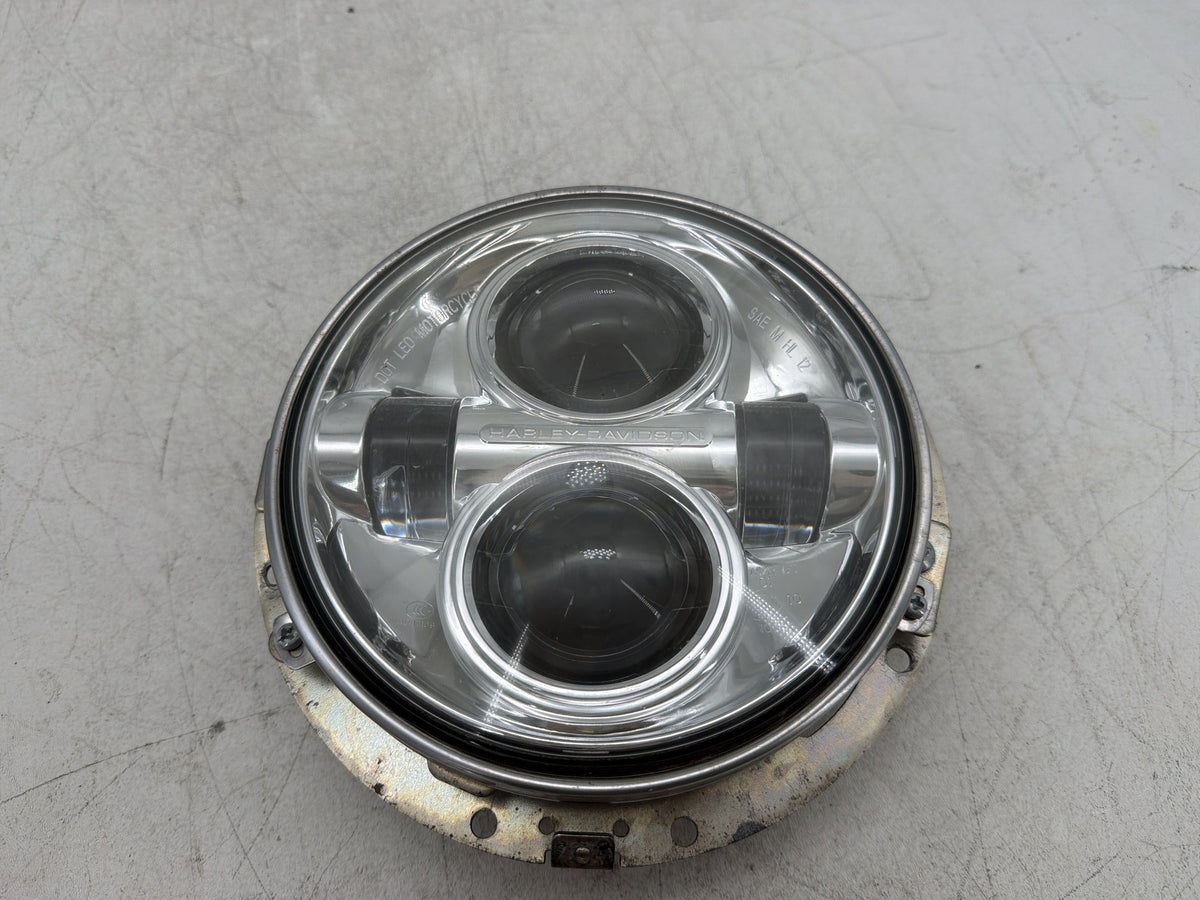 15 Harley Electra Glide Touring Ultra OEM Headlight Headlamp Head Lamp Light LED