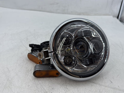 1998 Harley Softail Custom FXSTC OEM Headlight Headlamp Head Lamp Light LED