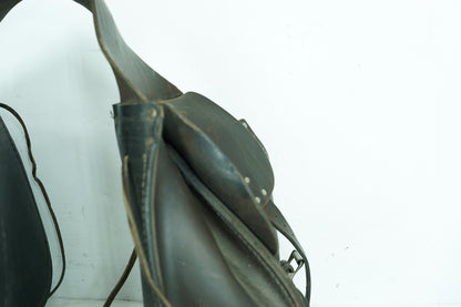 1984 - 1990 Harley-Davidson Sportster  Rear Left Right Saddlebags Luggage Leather Vintage