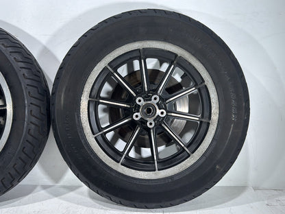1998 Harley Touring FLHTCUI Electra Glide Ultra OEM Front & Rear Wheel Rim Tire