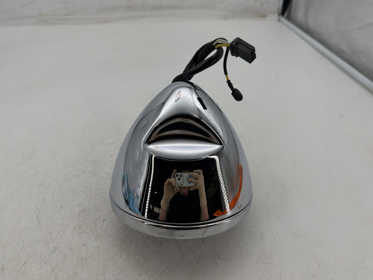 03 Harley Softail Deuce FXSTDI OEM Headlight Headlamp Head Lamp Light LED DENTED
