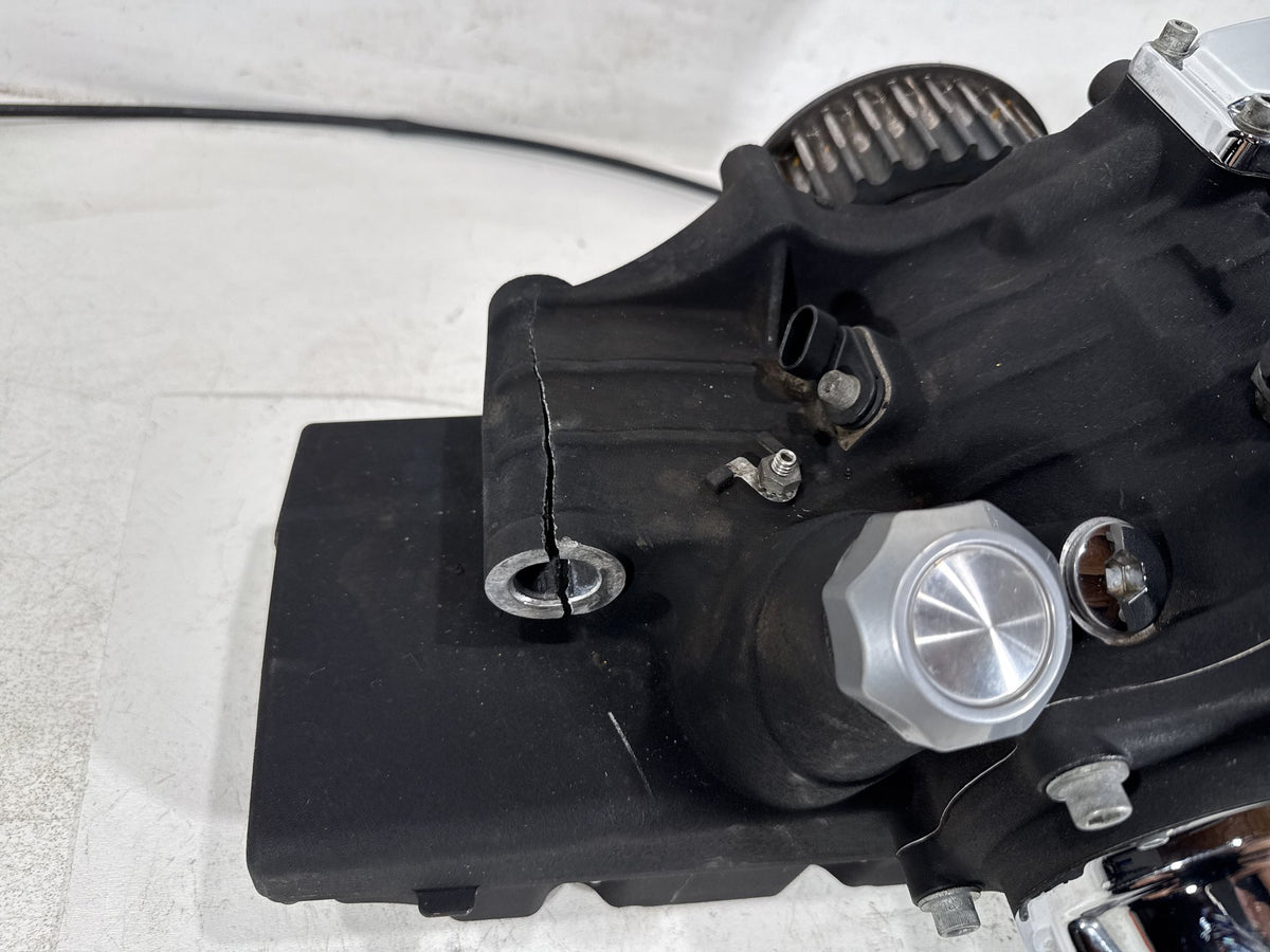 11 Harley Electra Glide Touring Police 6 Speed Transmission Gearbox 28K CRACKED
