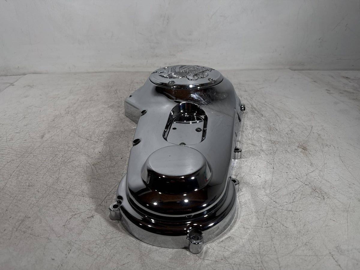 2001 Harley Fat Boy Softail FLSTF OEM Outer Primary Clutch Cover Scratched