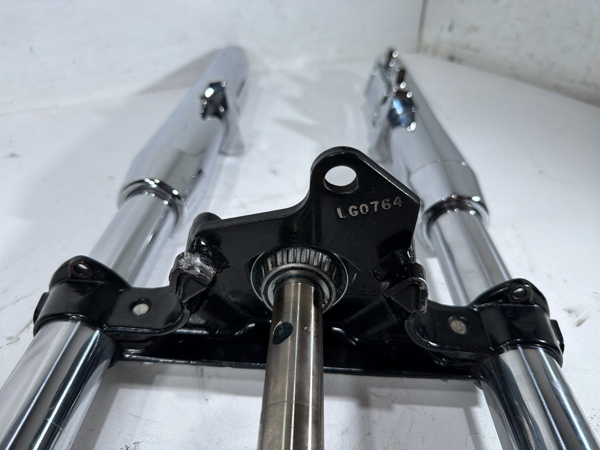 1997 Harley Heritage Softail OEM Front Triple Tree Set & LH RH Fork Legs Sliders