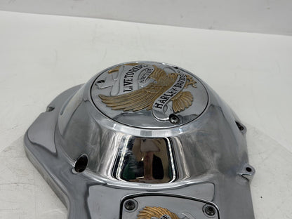 95 Harley Touring Electra Glide Classic Outer Primary Clutch Cover Golden Eagle