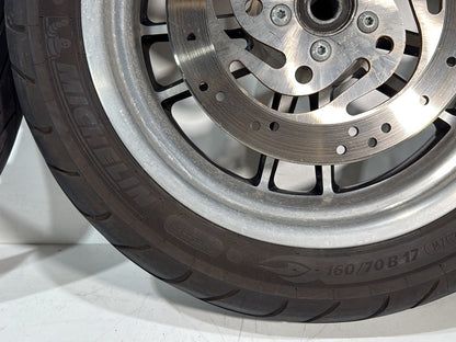 2008 Harley Dyna FXDL Low Rider Anniversary OEM Front & Rear Wheel Rim Tire