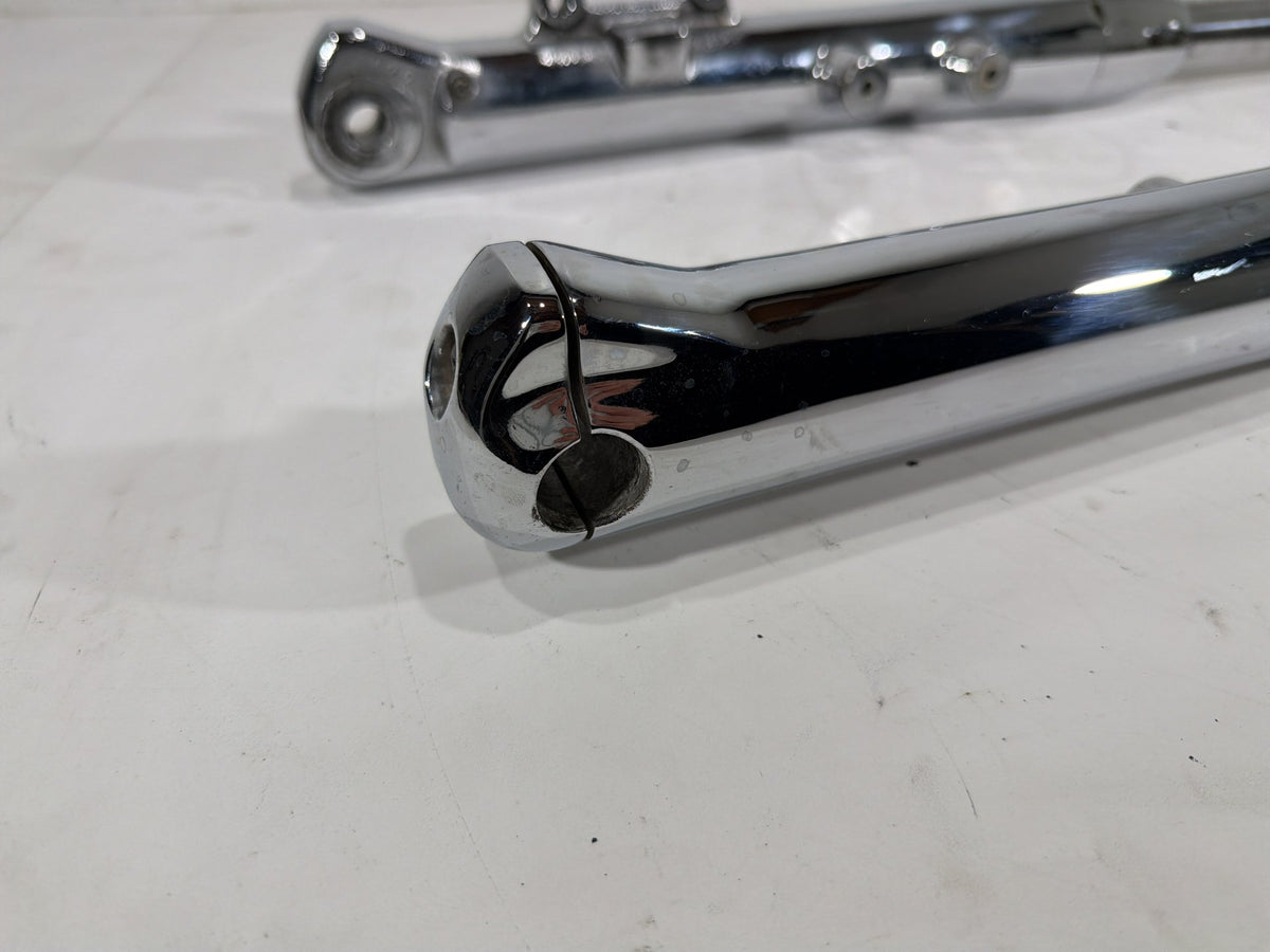2001 Harley Softail Deuce FXSTD Front Triple Tree Set & LH RH Fork Legs Sliders