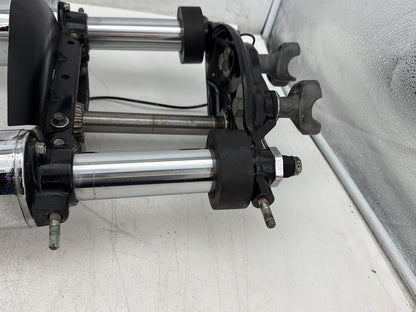 1995 Harley Road King Touring FLHR OEM Front Triple Tree Set & LH RH Fork Legs Sliders