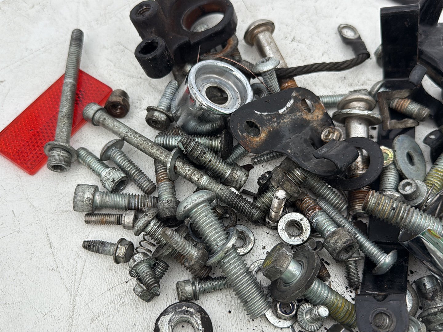 2009 Harley Sportster XL1200C 1200 Custom OEM Hardware Bolts Nuts & Brackets
