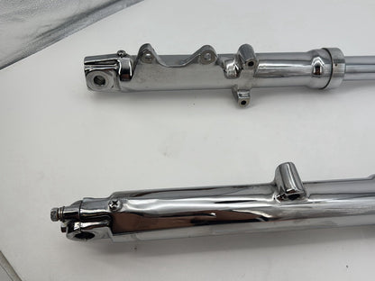 1999 - 2006 Harley-Davidson Dyna Wide Glide Front Triple Tree Set & LH RH Fork Legs Sliders 45679-92 , 45874-91
