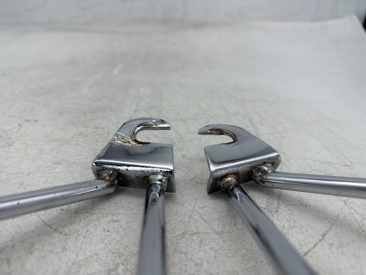 2001 Harley Fat Boy Softail FLSTF OEM Rear Left Right Saddlebag Guard Rails Bar