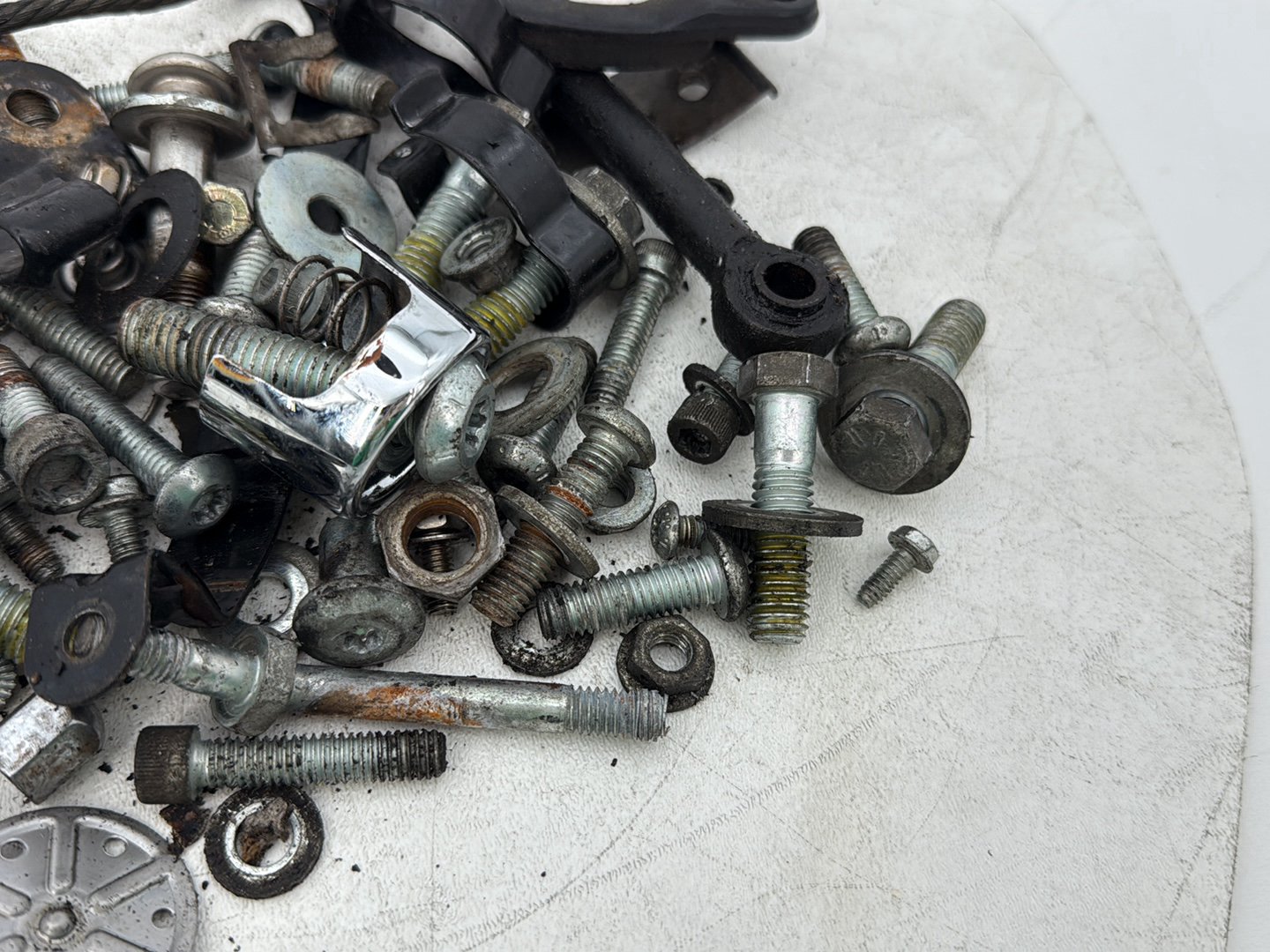 2009 Harley Sportster XL1200C 1200 Custom OEM Hardware Bolts Nuts & Brackets