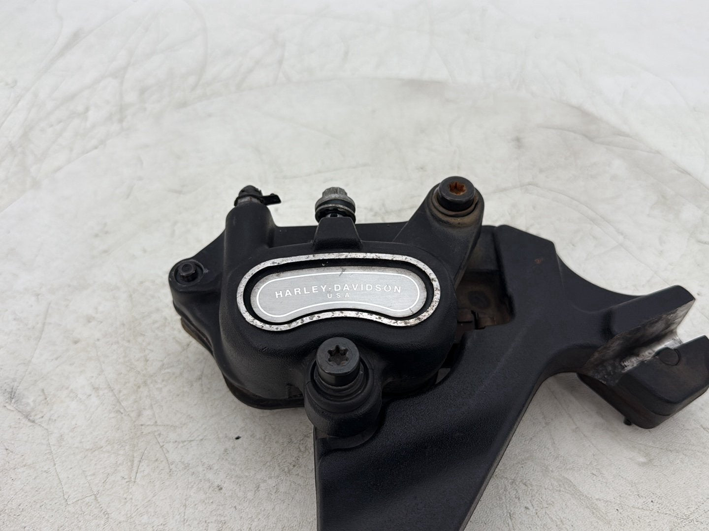 2015 Harley Dyna Low Rider FXDL OEM Rear Back Brake Caliper w/ Bracket