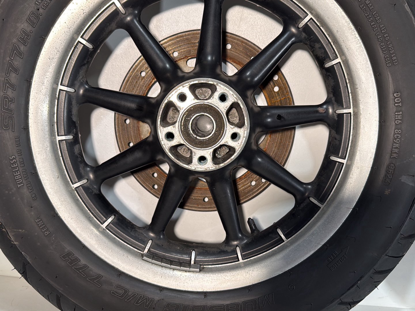 2007 - 2012 Harley-Davidson Touring Electra Glide Ultra Front & Rear Wheel Rim Tire 43402-00B