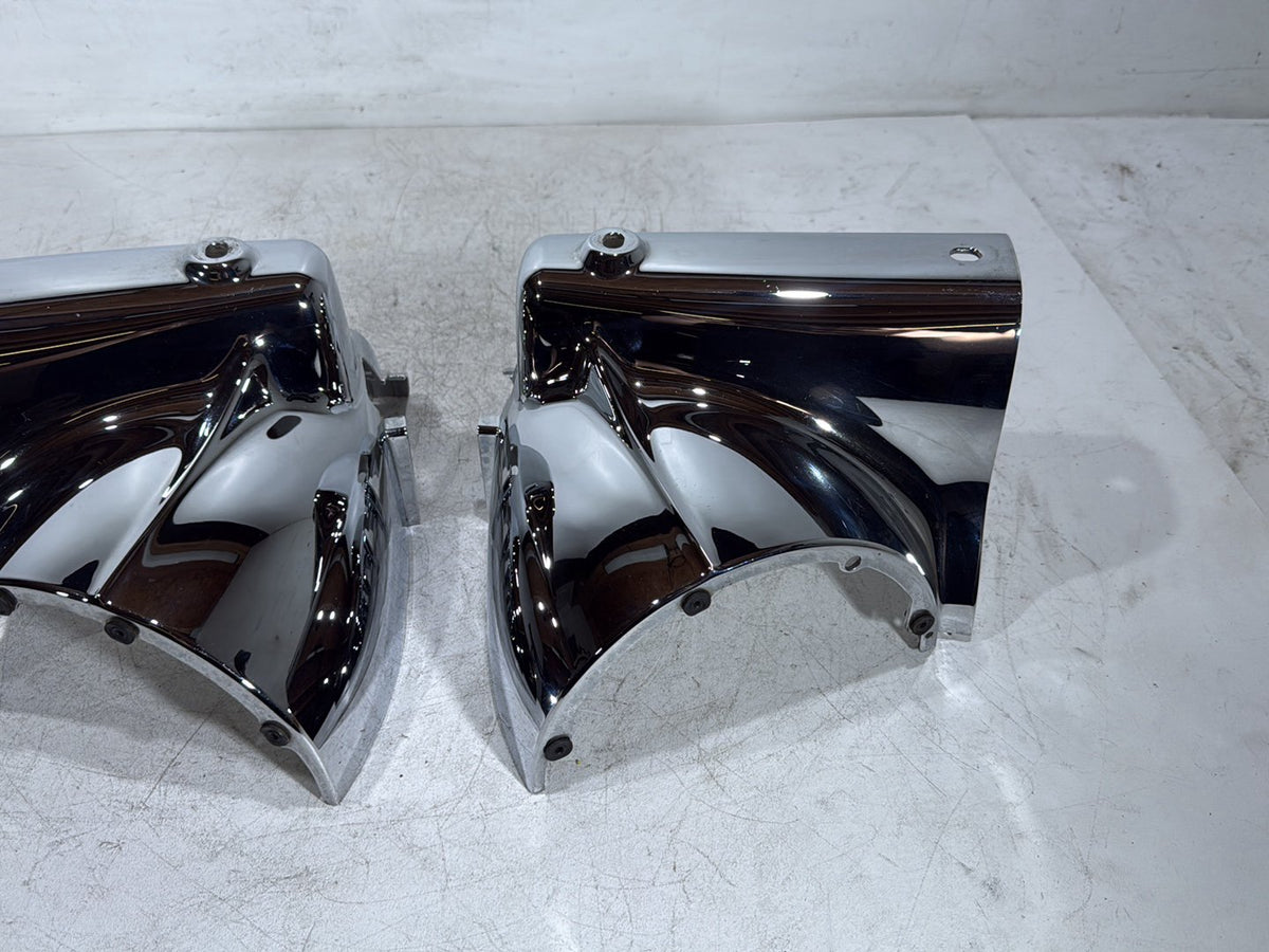 2005 Harley Road King Touring Police OEM Left & Right Headlamp Nacelle Covers