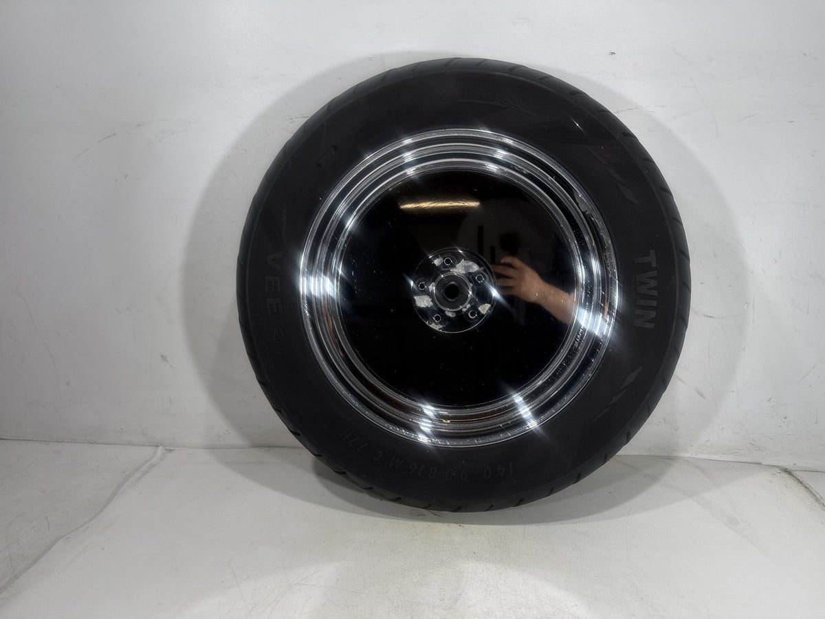 94 Harley Softail Custom FXSTC OEM Rear Wheel Rim Tire 140/90B16 77H 16" Chrome
