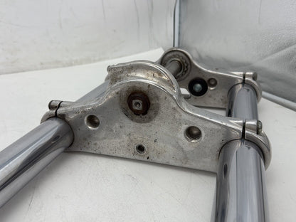 2006 Harley Dyna FXDWGI Wide Glide OEM Front Triple Tree Set & LH RH Fork Legs Sliders