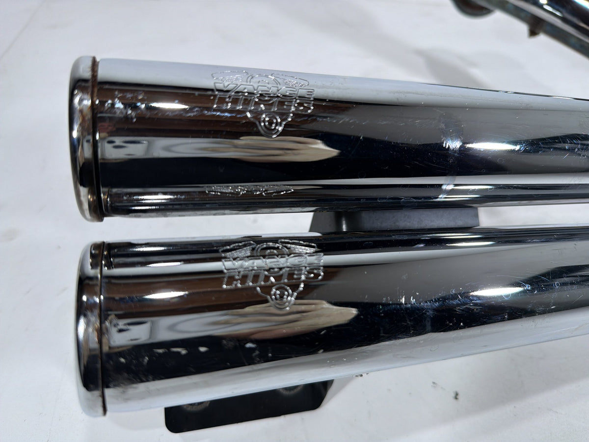 2001 Harley Softail Deuce FXSTD OEM Exhaust Header Pipes Vance & Hines