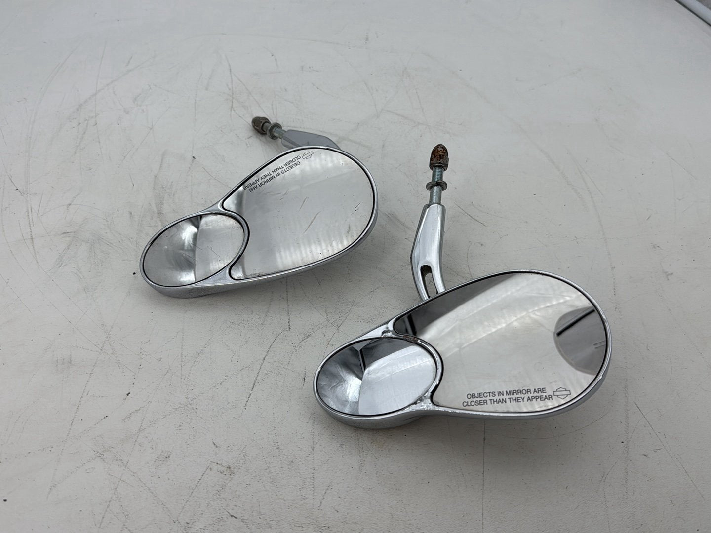 2011 Harley Electra Glide Ultra FLHTK OEM Left Right Rear View Mirror