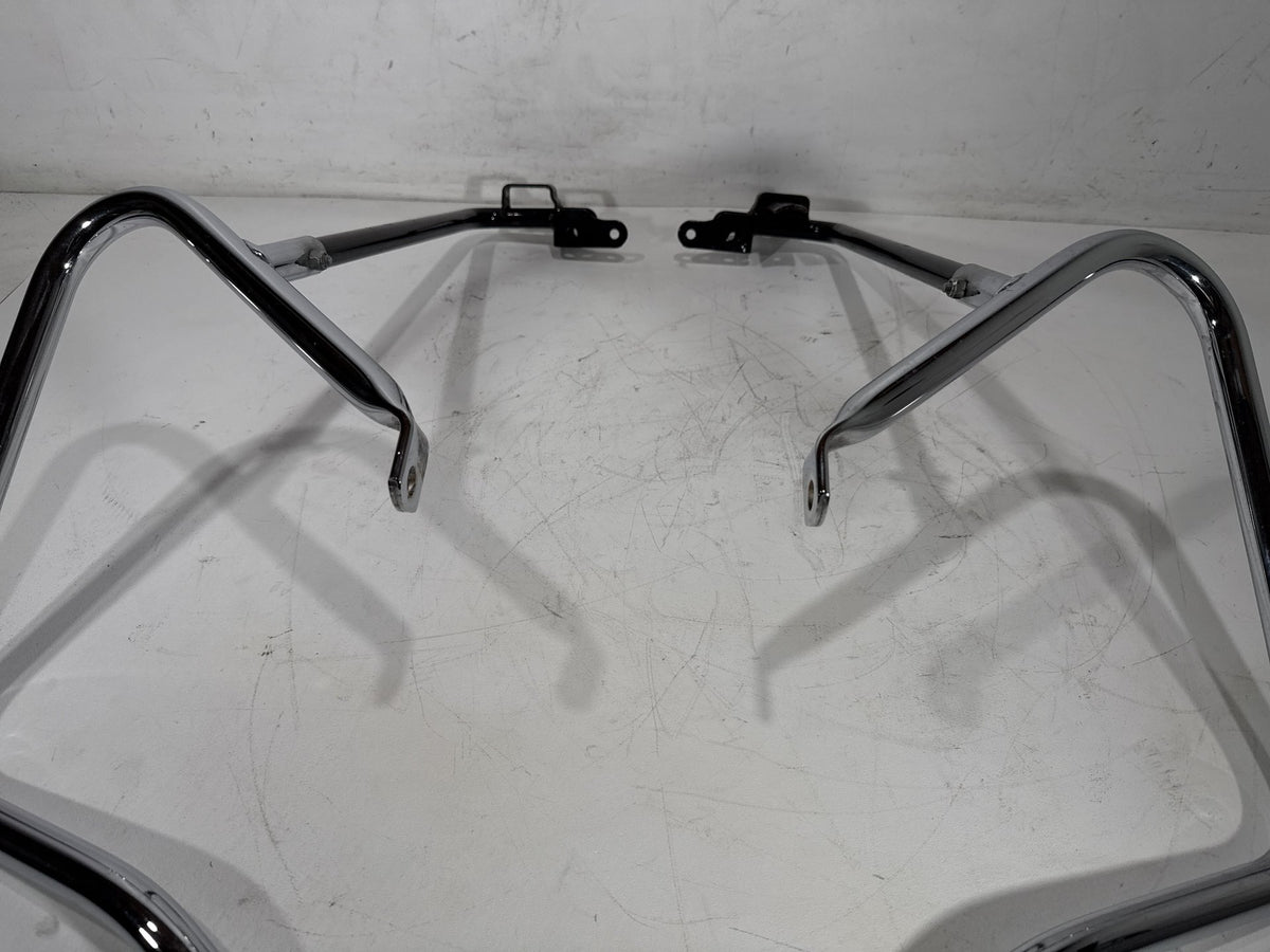 14 Harley Electra Glide Touring Ultra Rear Left Right Saddlebag Guard Rails Bar