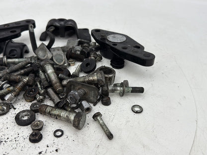 1999 - 2006 Harley-Davidson Touring Road King Police Hardware Bolts Nuts & Brackets w/ Left Right Swingarm Rear Fork Brackets