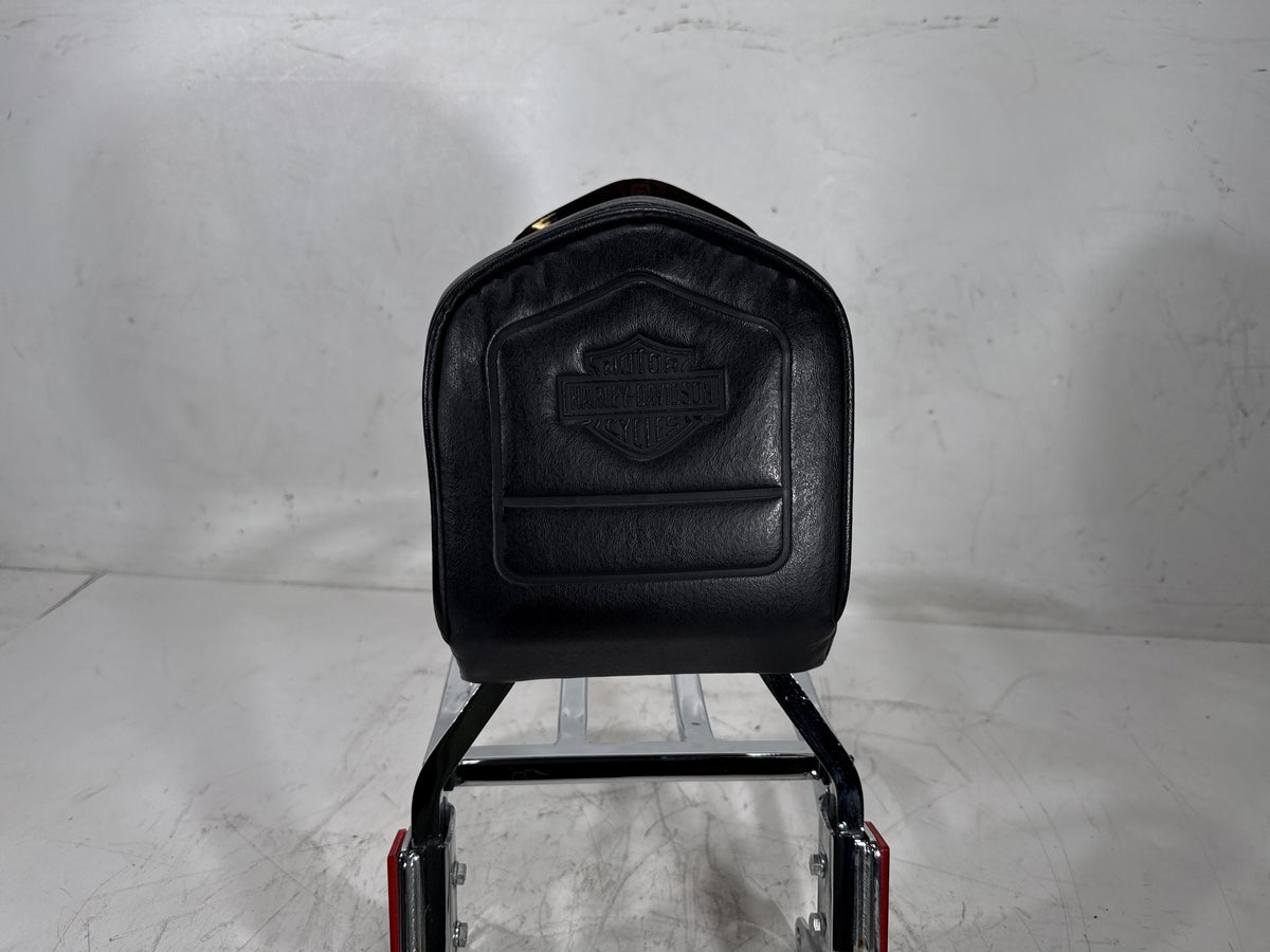 2002 Harley Heritage Softail Classic OEM Rear Sissy Bar w/ Backrest Cushion Pad