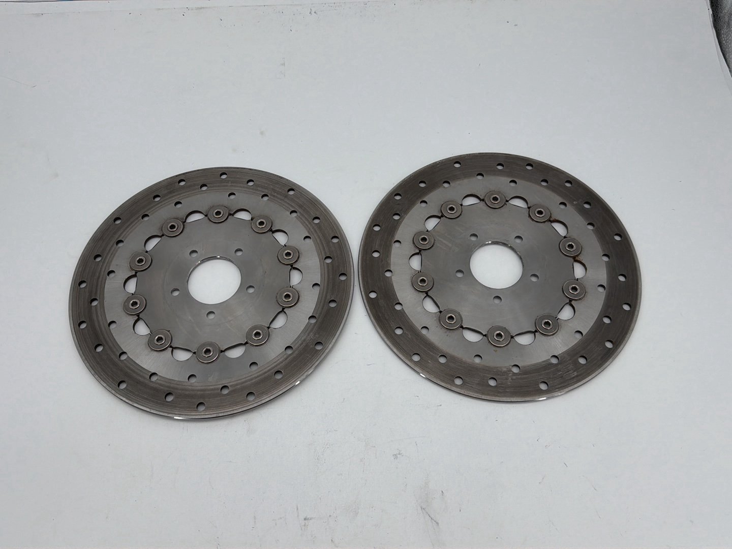 2008 Harley Dyna Fat Bob FXDF OEM Front Brake Rotors Disc Pair