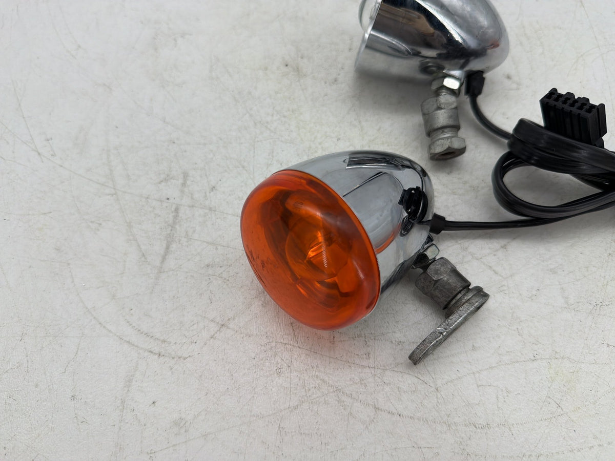 2006 Harley Softail Deuce FXSTDI OEM Front Left Right Turn Signal Indicators