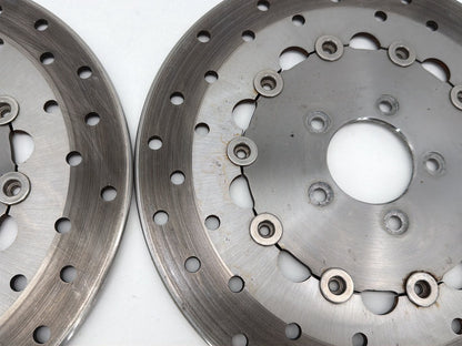 2008 Harley Dyna Fat Bob FXDF OEM Front Brake Rotors Disc Pair