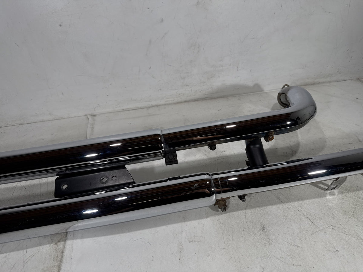 2011 Harley Softail Deluxe FLSTN OEM Exhaust Header Pipes Muffler Vance & Hines