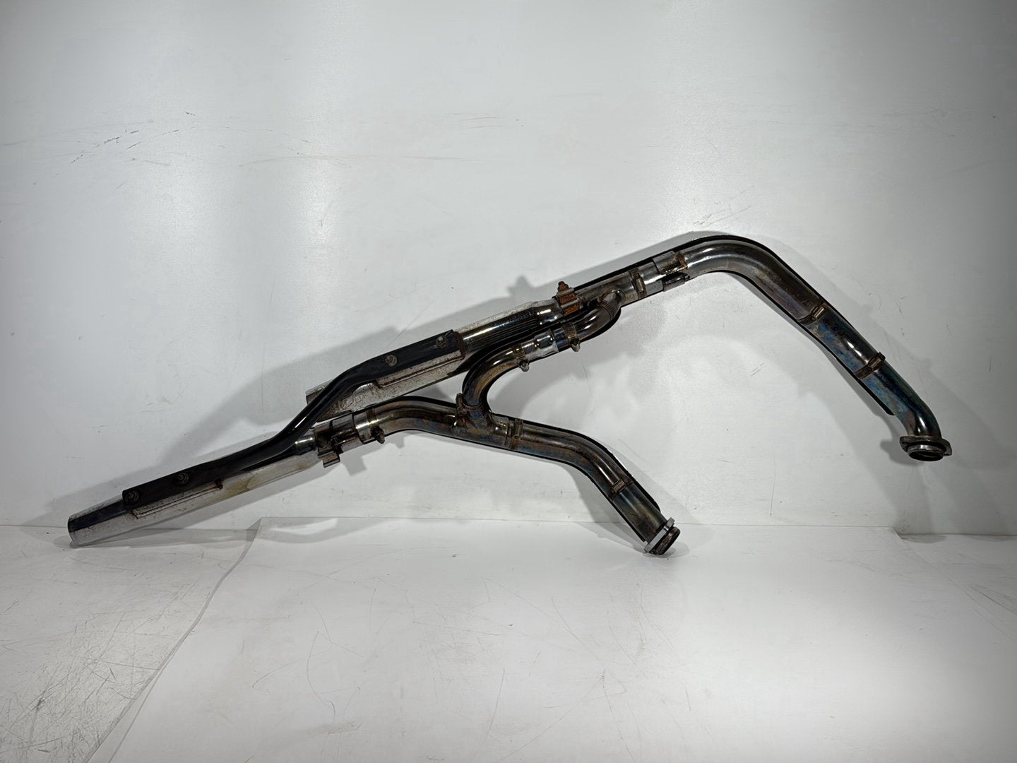 2002 Harley Dyna FXD Super Glide OEM Exhaust Header Muffler Pipes Screamin Eagle