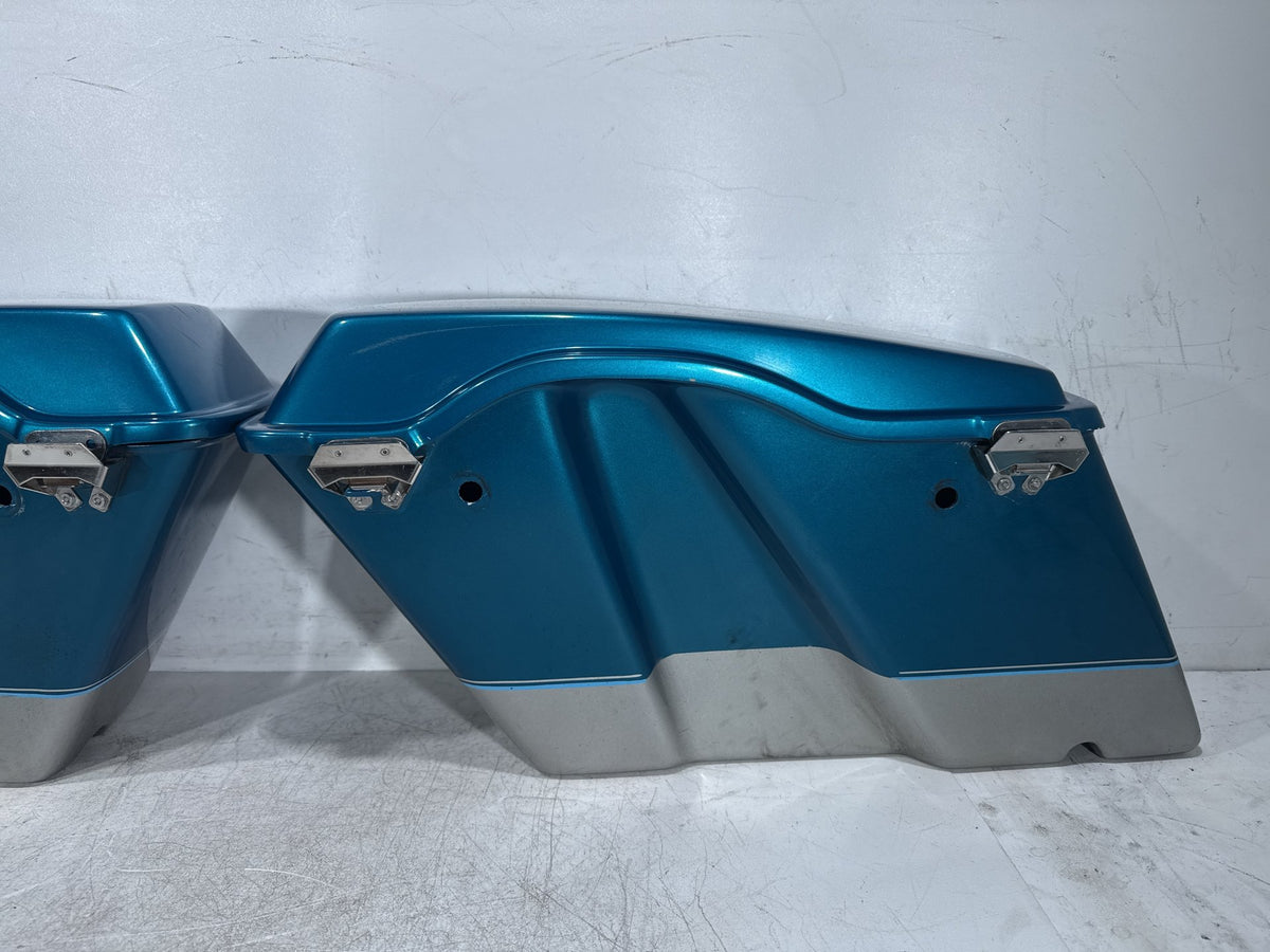 1995 Harley Electra Glide Touring FLHT OEM Left Right Saddlebags Luggage NOKey