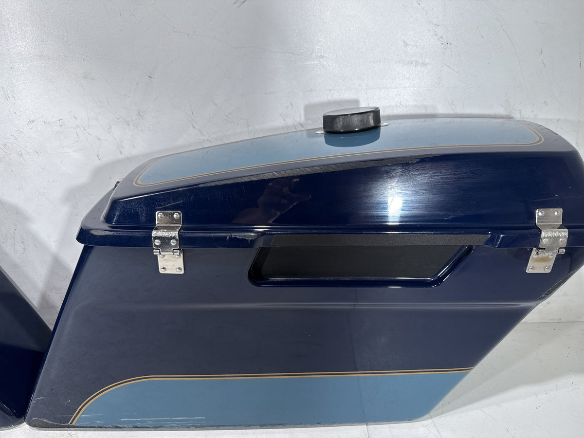 2011 Harley Electra Glide Touring Police OEM Left Right Saddlebags Luggage NOKey