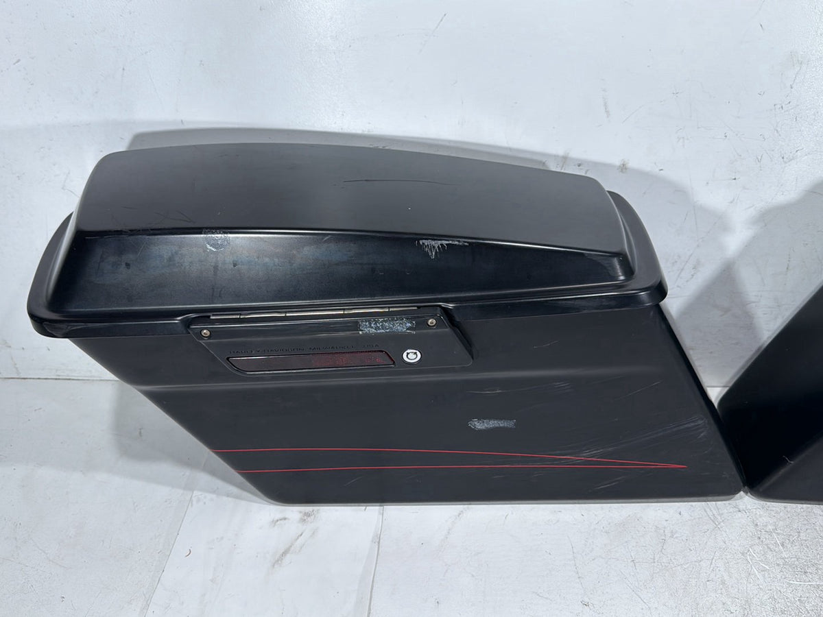 2011 Harley Road Glide Touring FLTRX OEM Left Right Saddlebags Luggage NOKey