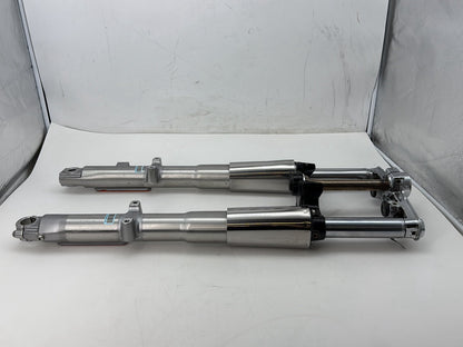 2008 Harley Softail Deluxe FLSTN OEM Front Triple Tree Set & LH RH Fork Legs Sliders
