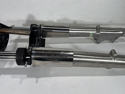1998 Harley Road King Touring FLHRCI Classic OEM Front Triple Tree Set & LH RH Fork Legs Sliders